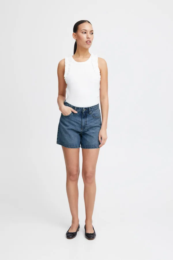 Aveny Shorts Medium Blue Stonewash