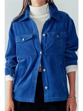 Bella Button Down Corduroy Jacket