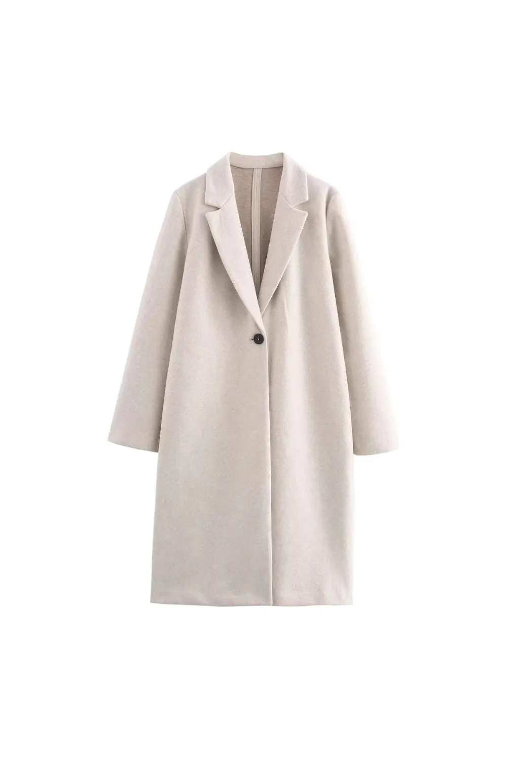 'Brianna' Versatile Button-Decorated Soft Coat