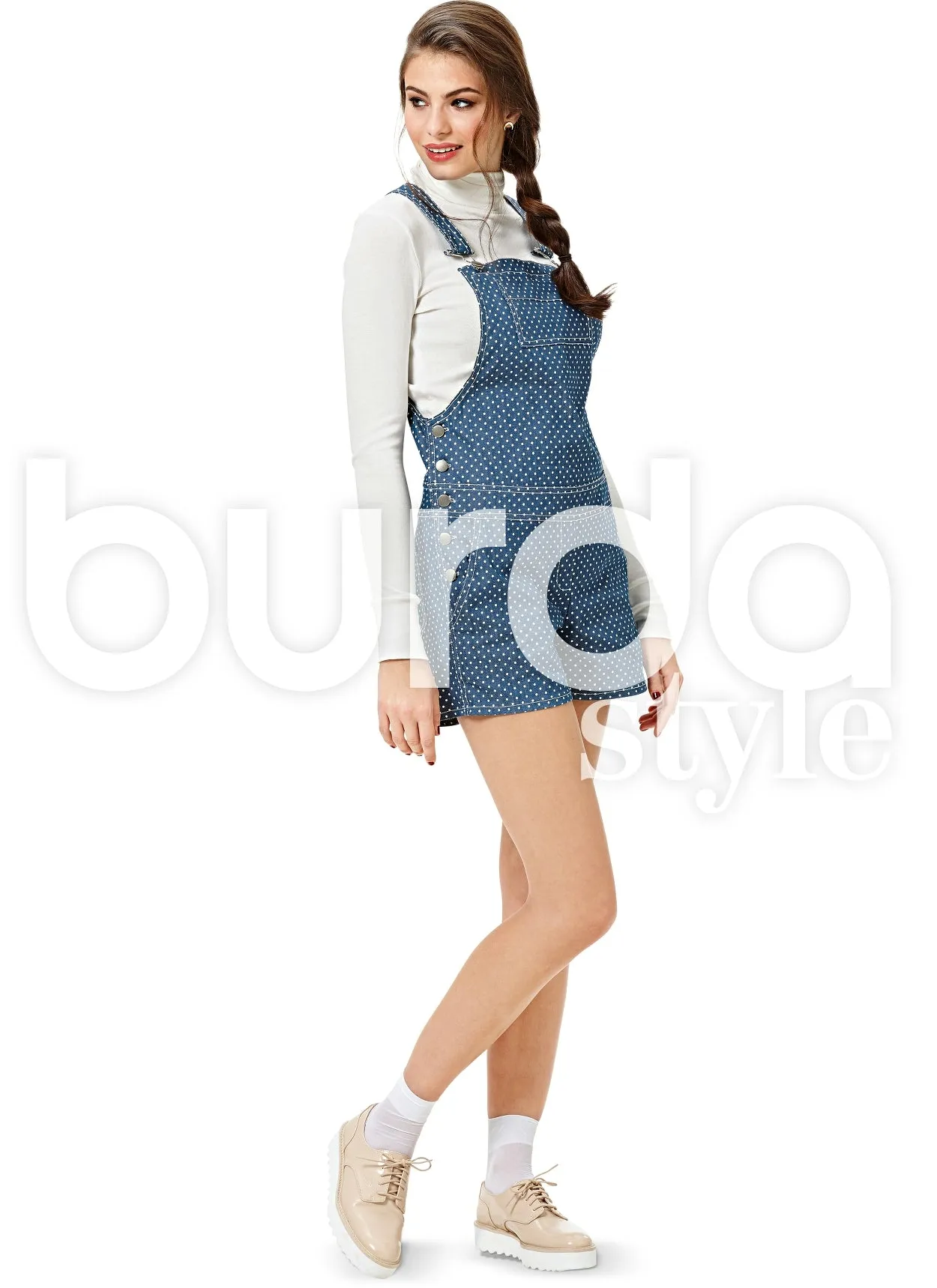 Burda 6599 Dungarees pattern