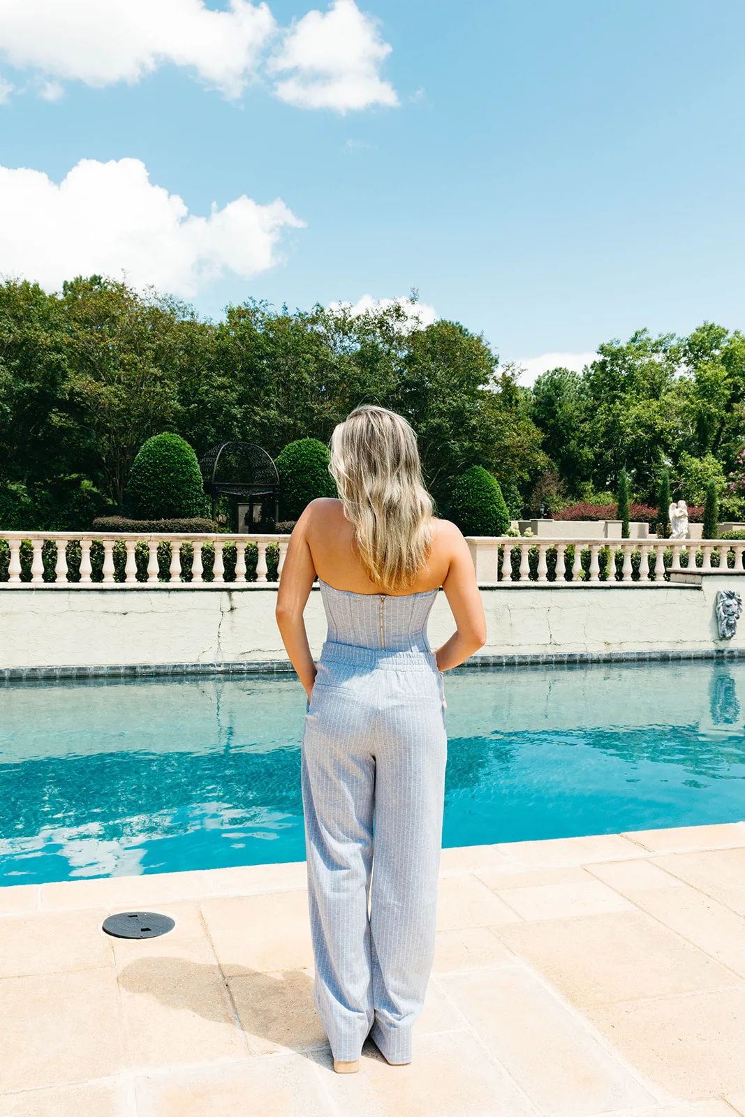 Comfy in Stripes Top - Heather Grey