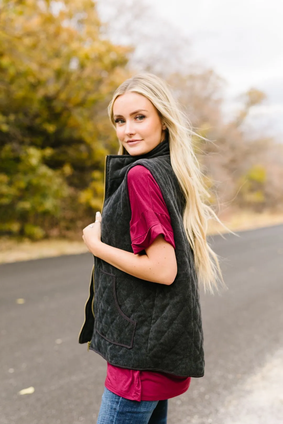 Courtney Corduroy Vest