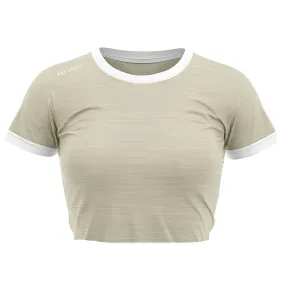 Crop Top - Beige Melange