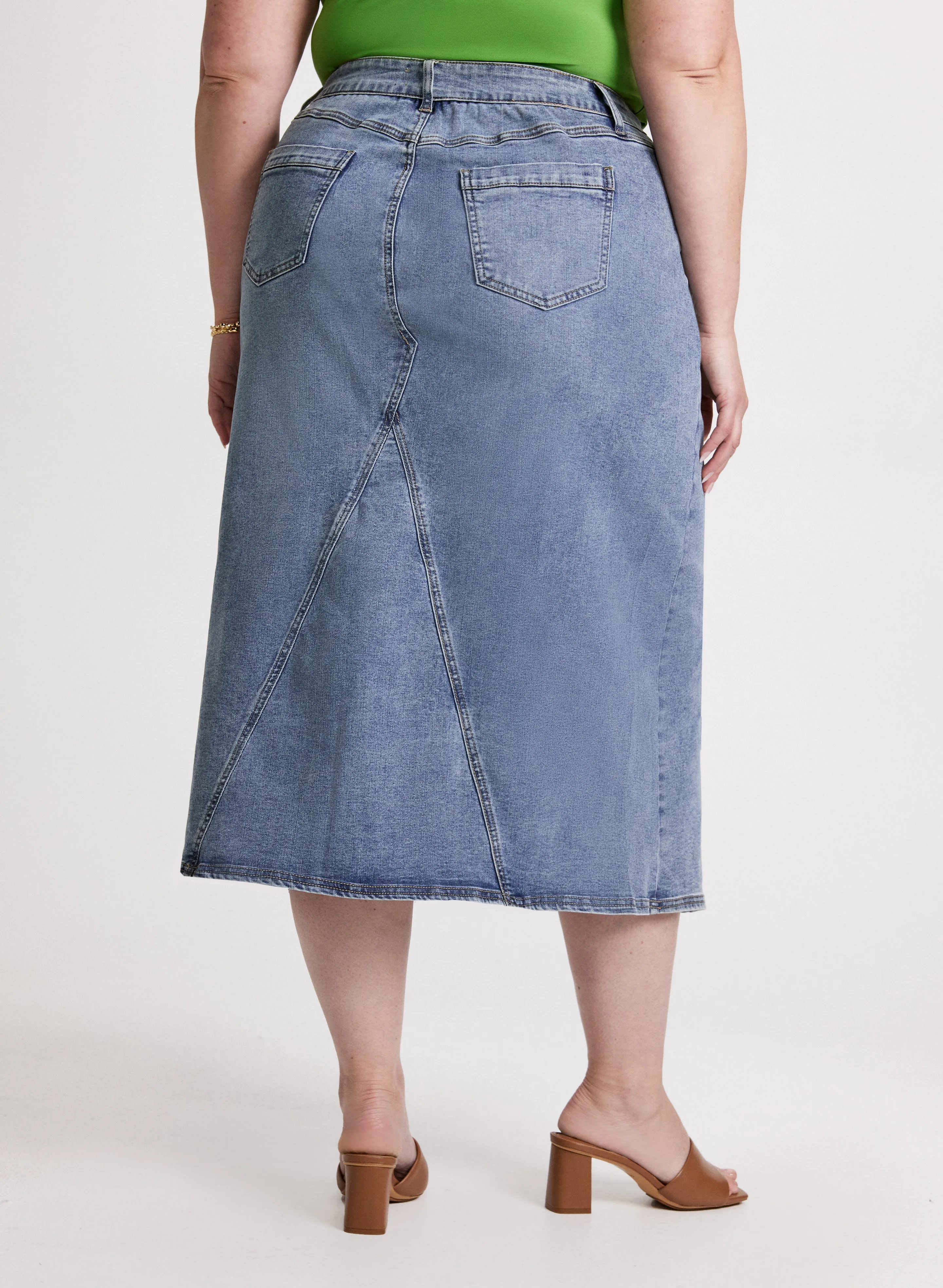 Denim A-Line Skirt