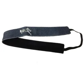 Denim Print Nonslip Performance Headband