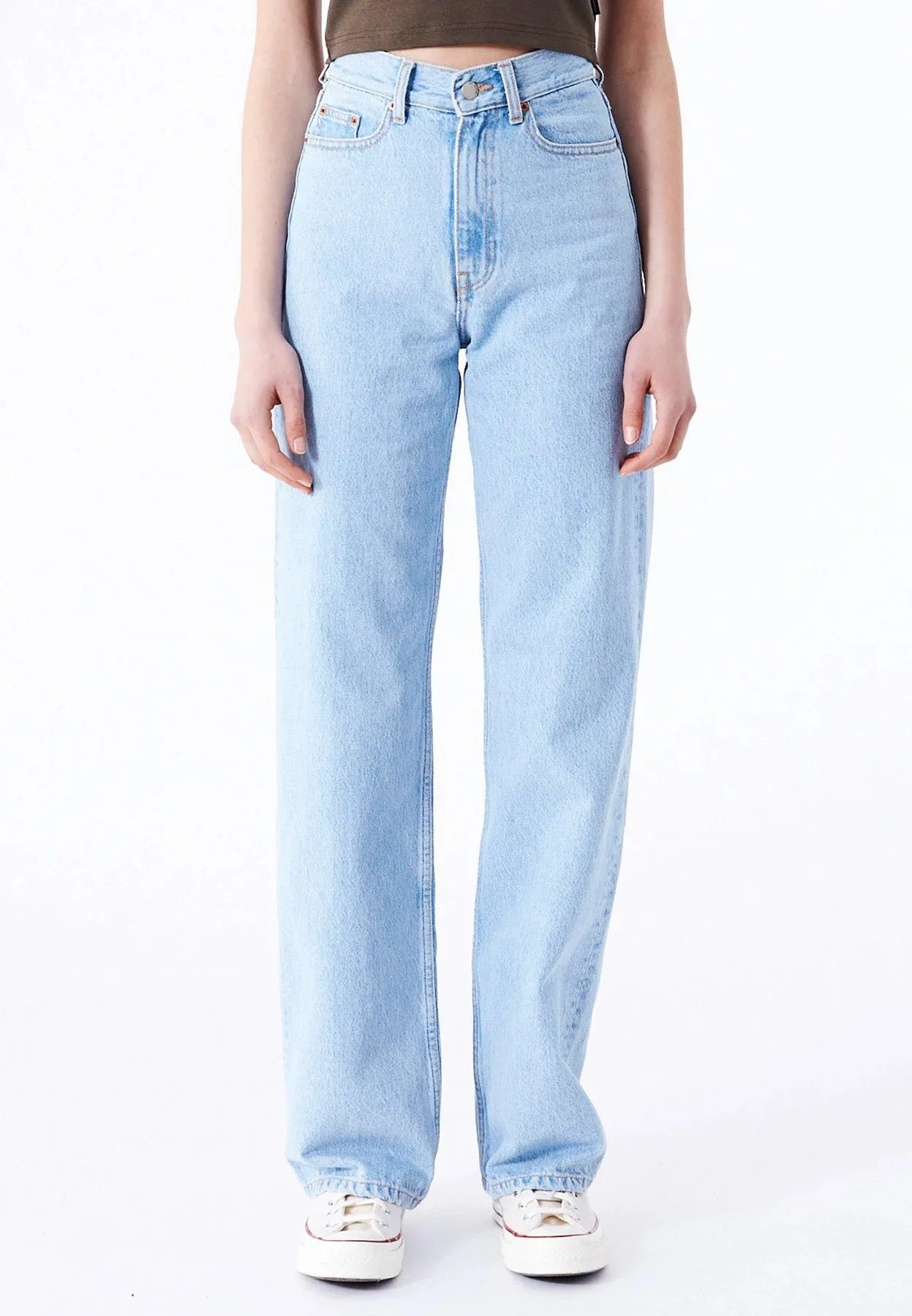 DR Denim Echo Straight Leg Jean - Stream Light Retro