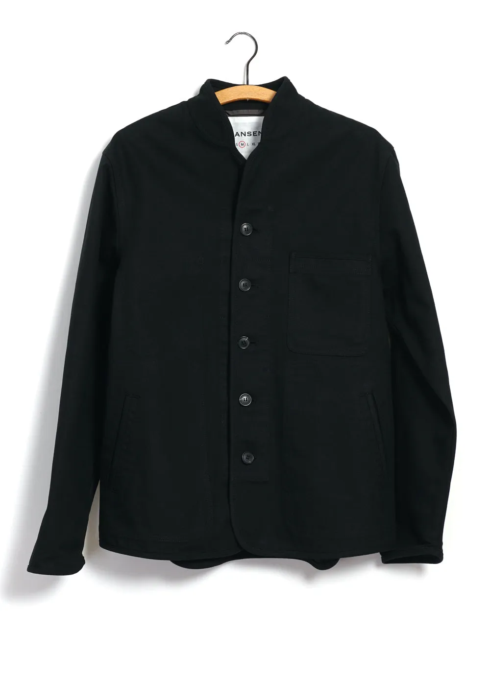 ERLING | Refined Work Jacket | Black Canvas