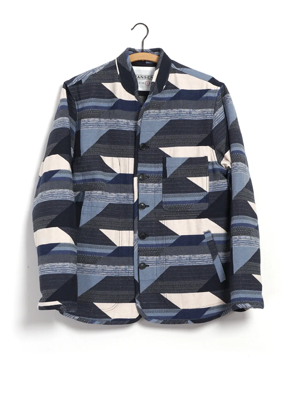 ERLING | Refined Work Jacket | Blue Mix