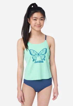 Graphic Tankini Swim Set