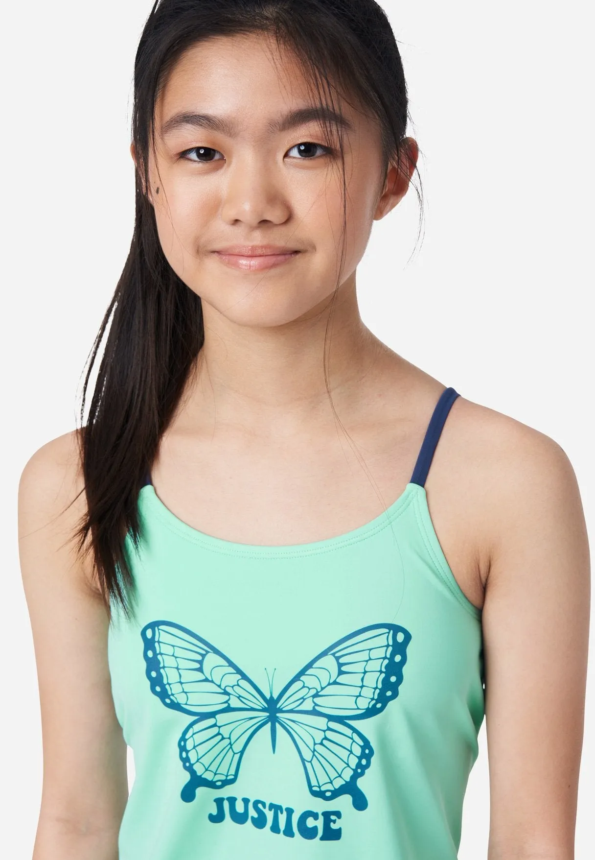 Graphic Tankini Swim Set