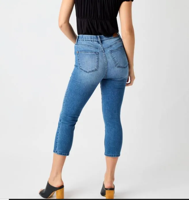 Judy Blue Hi Waist Pull On Capri