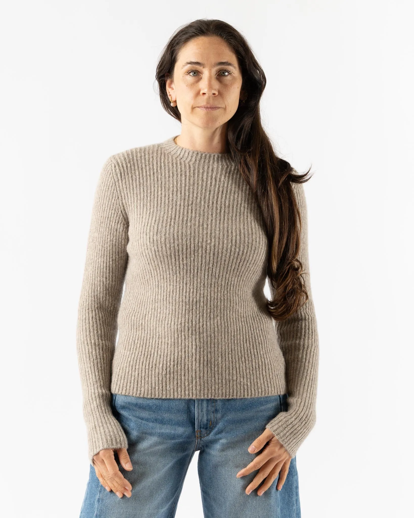 Lauren Manoogian Soft Rib Crewneck in Dust