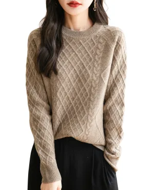 Lauren Woman Crew Neck Soft Long Sleeve Sweater