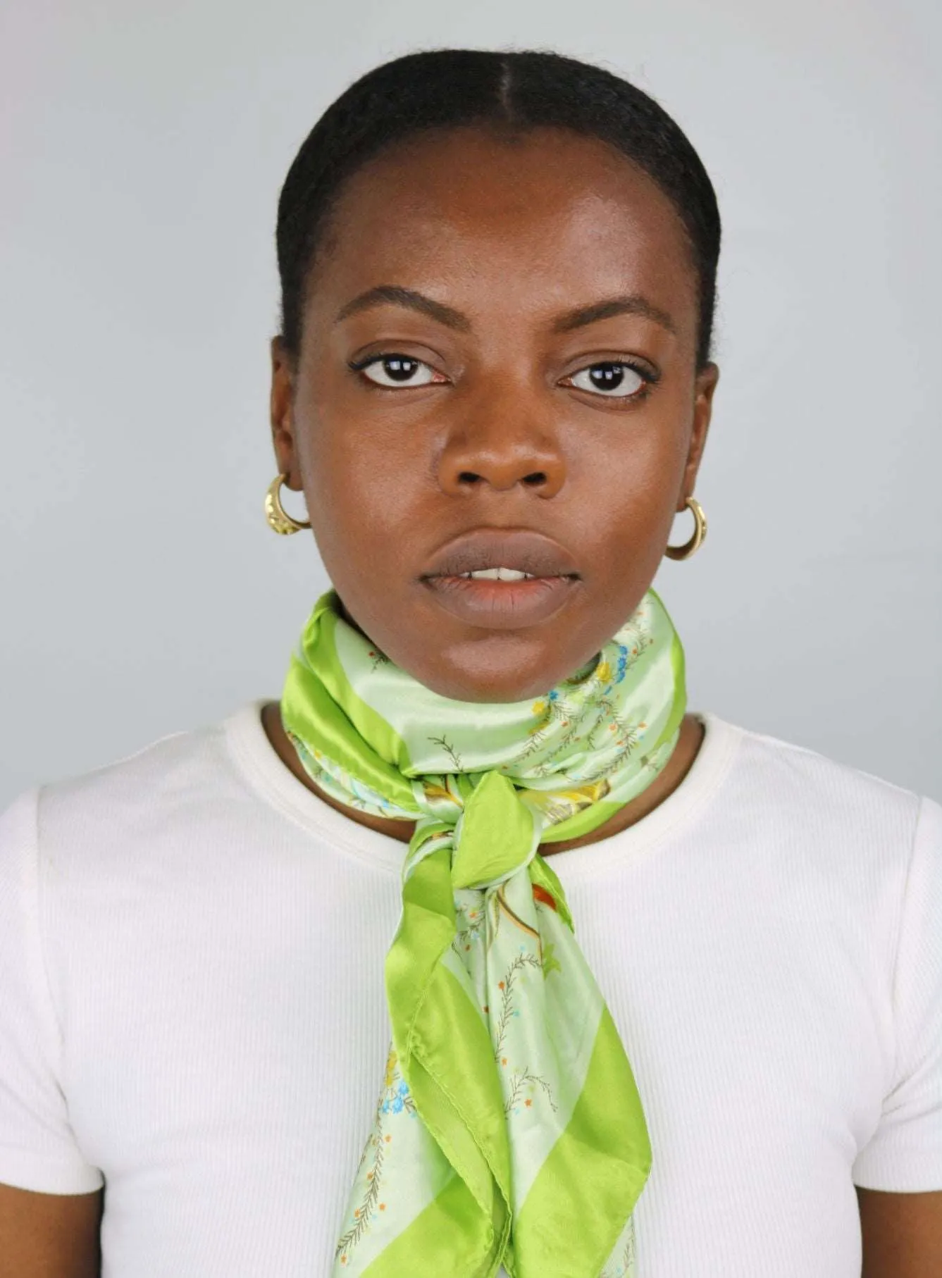 Lime-Green Scarf