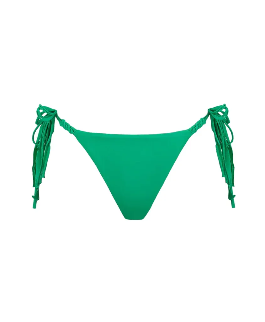 Matcha Mila Tri Top & Matcha Mila Teeny Tie Bottom by PQ Swim