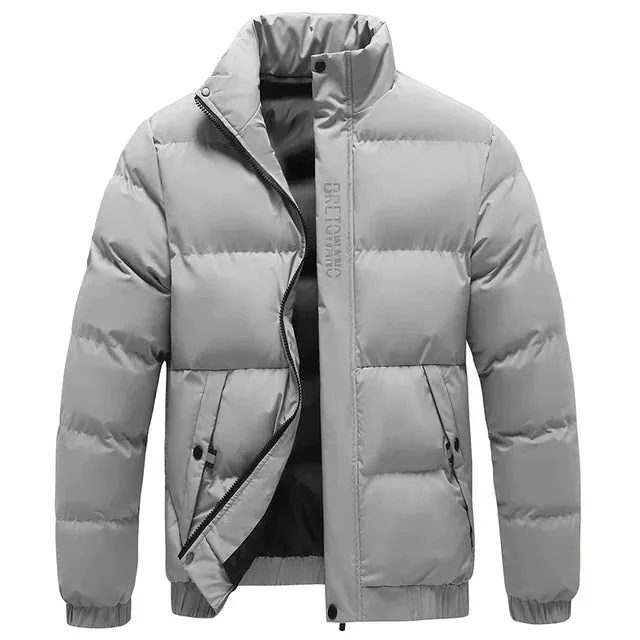 Men - Winter Jacket - Insulated Waterproof - Stylish Cold Weather Outerwear