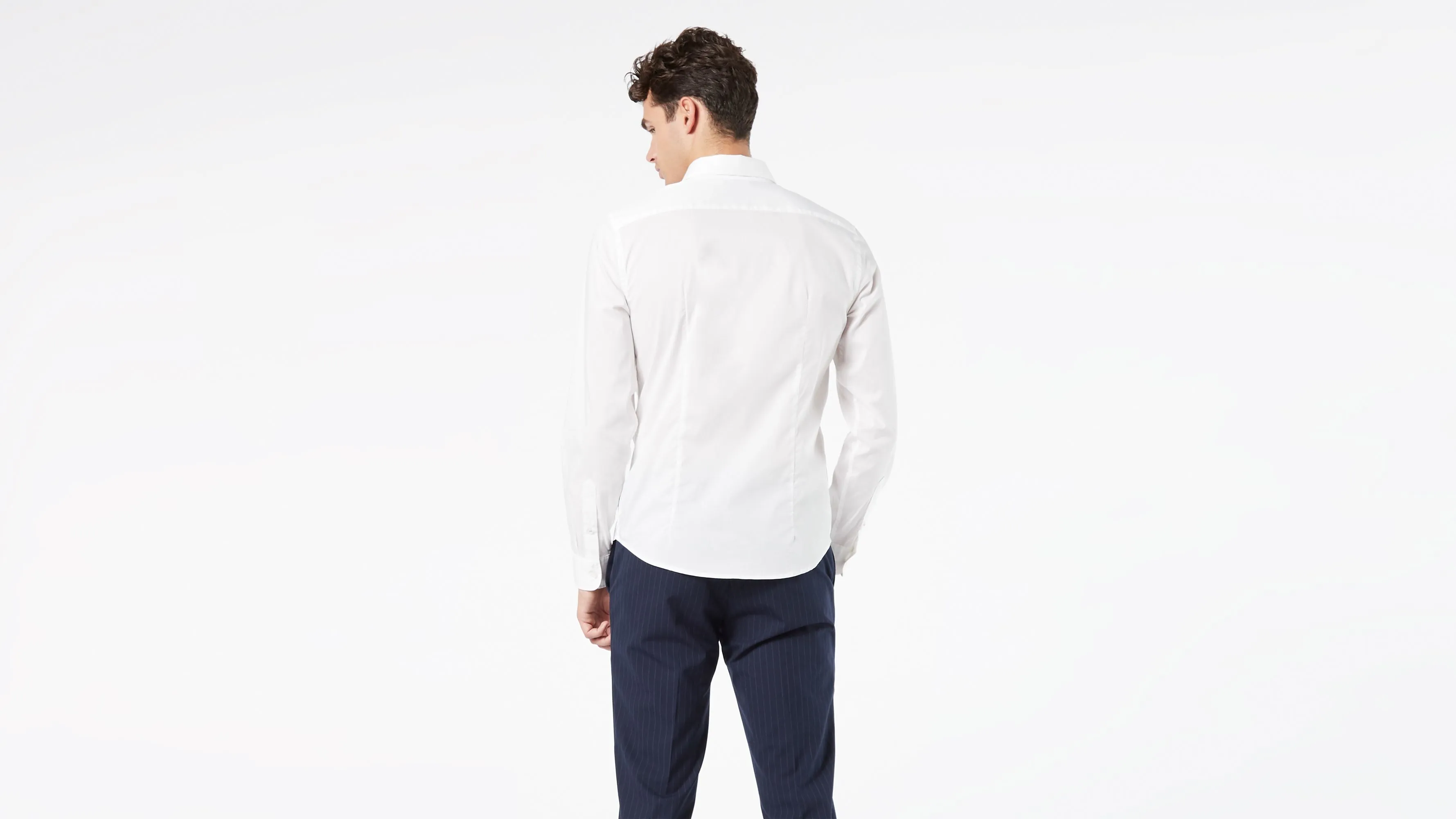 Men's Slim Fit Refined Poplin Shirt