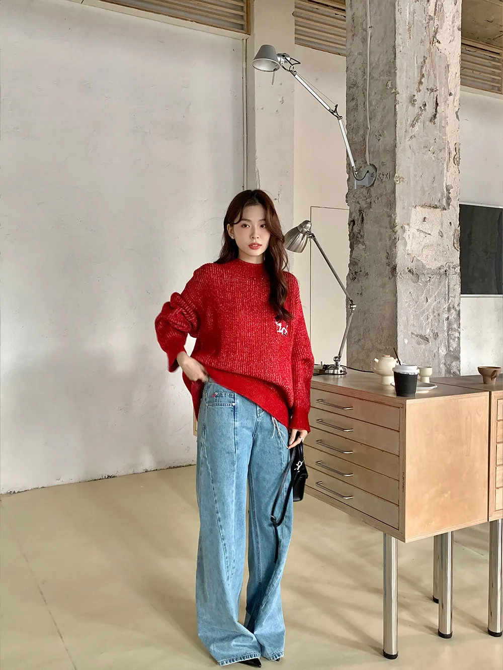 MUKZIN Korean Style Simple Versatile Sweater