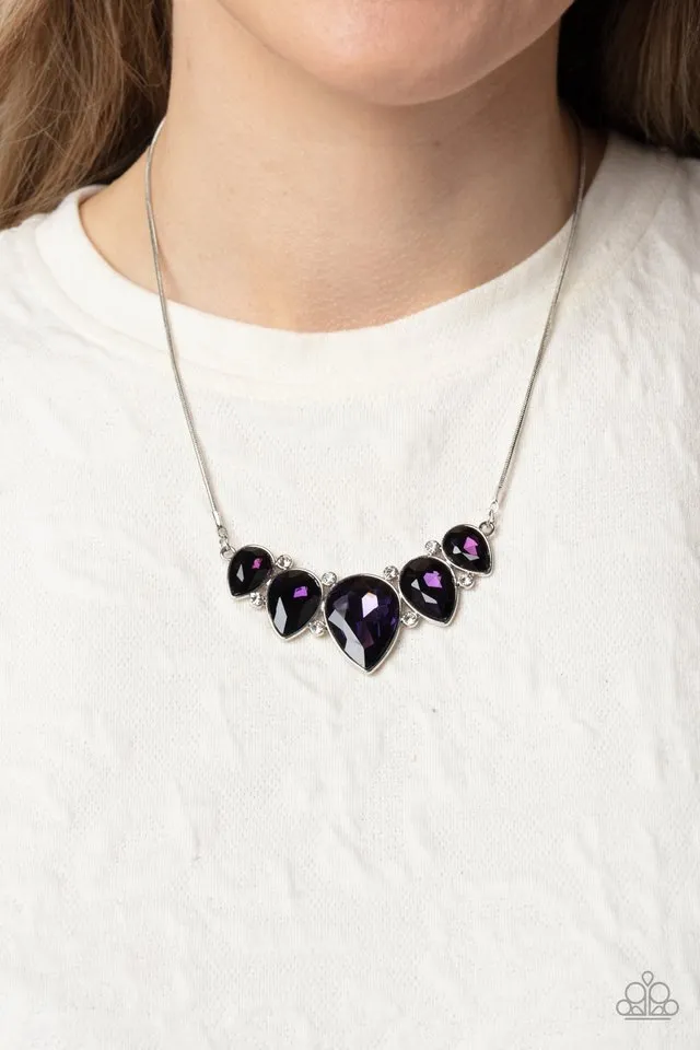 Paparazzi Necklace ~ Regally Refined - Purple