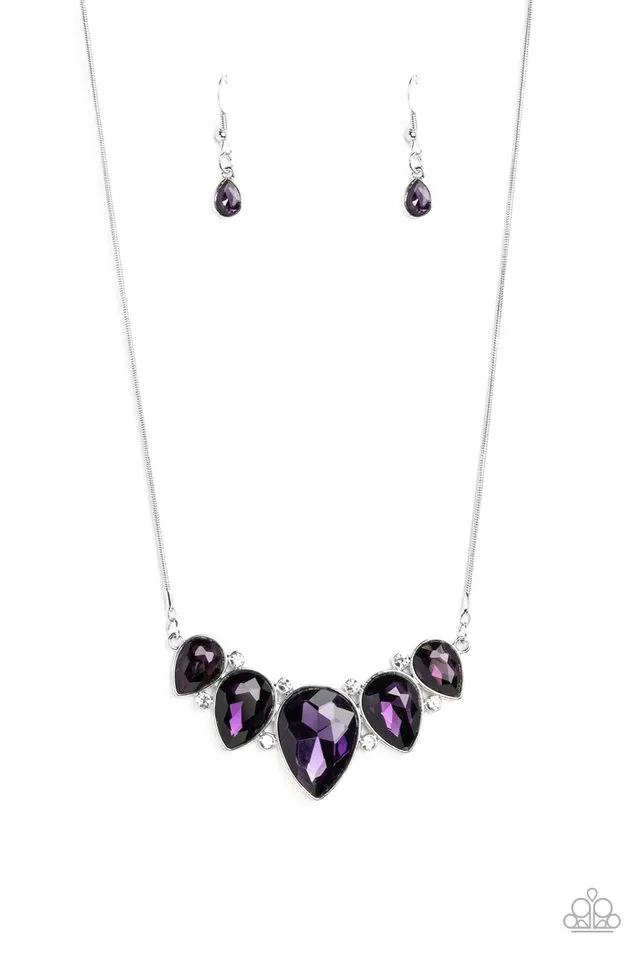 Paparazzi Necklace ~ Regally Refined - Purple