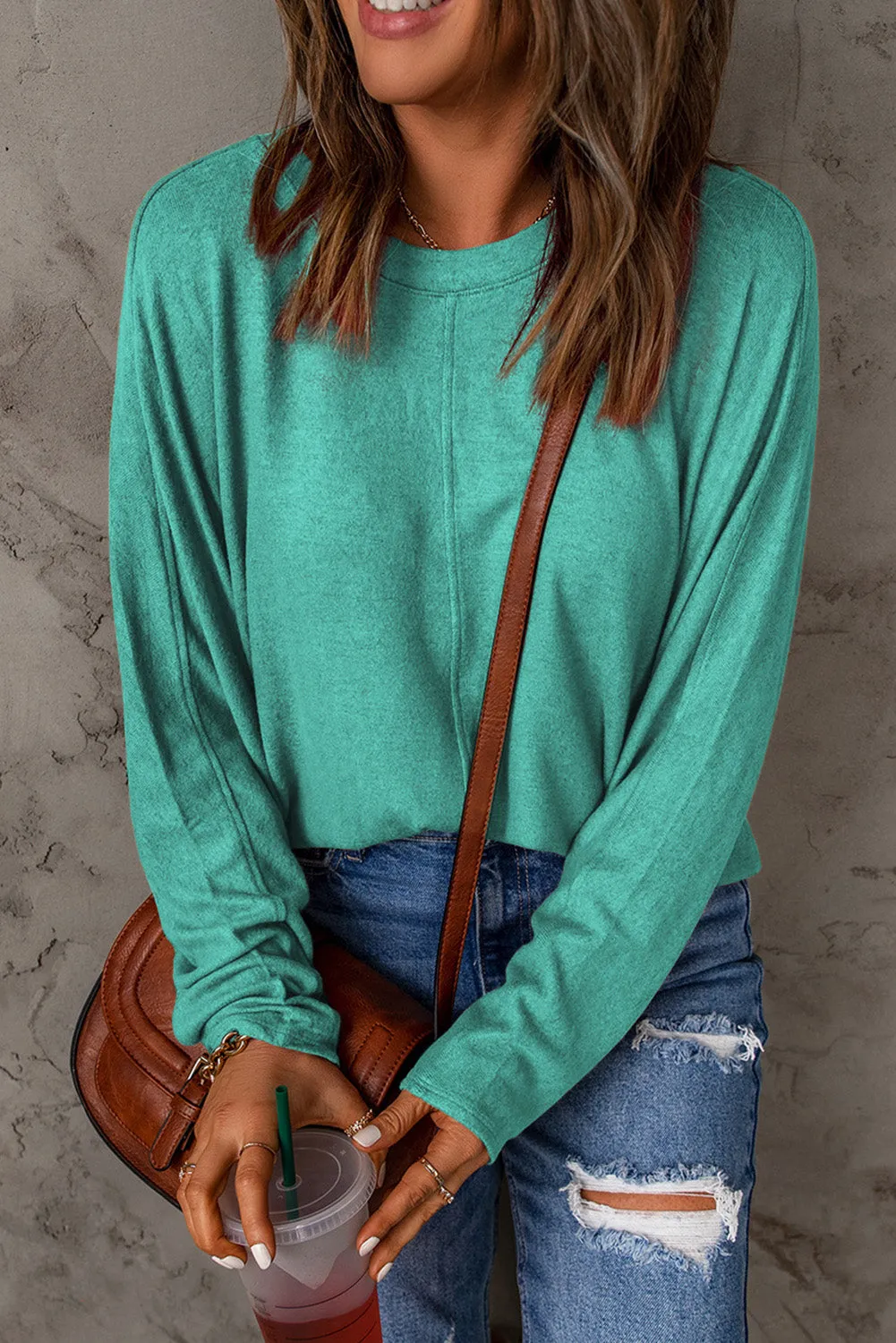 Patchwork Long Sleeve Top