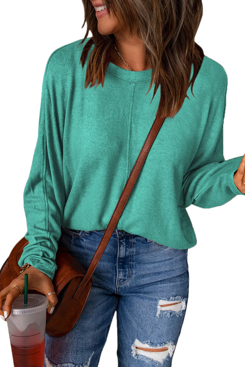 Patchwork Long Sleeve Top