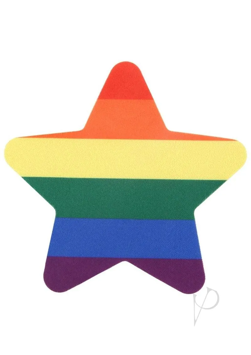 Peekaboo Pride Rainbow Glitter Stars