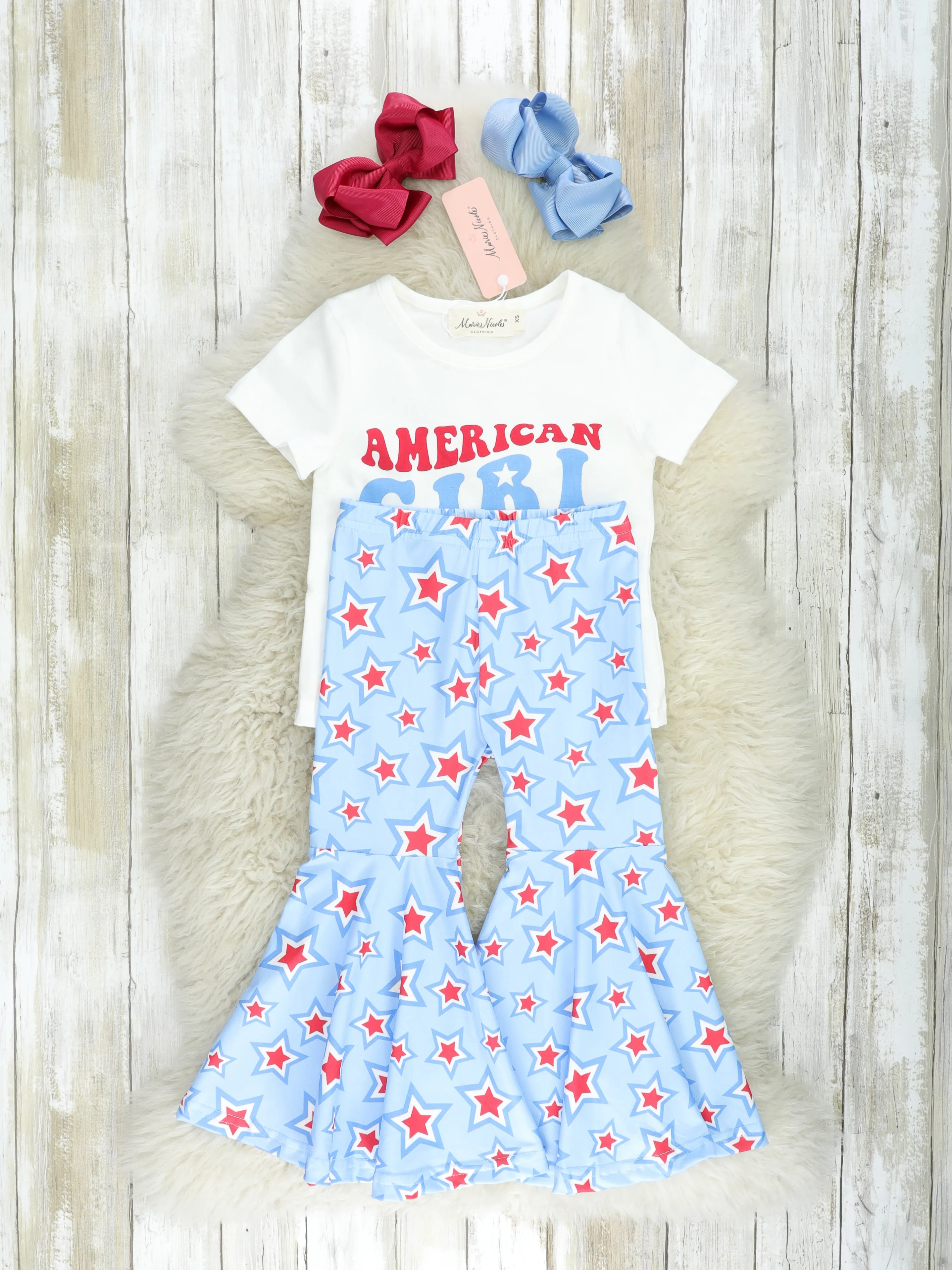 "American Girl" Star Bell Bottom Outfit