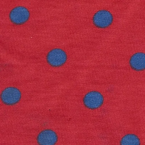 Red Dots | Cotton Print Jersey - SKU 4567 #U168