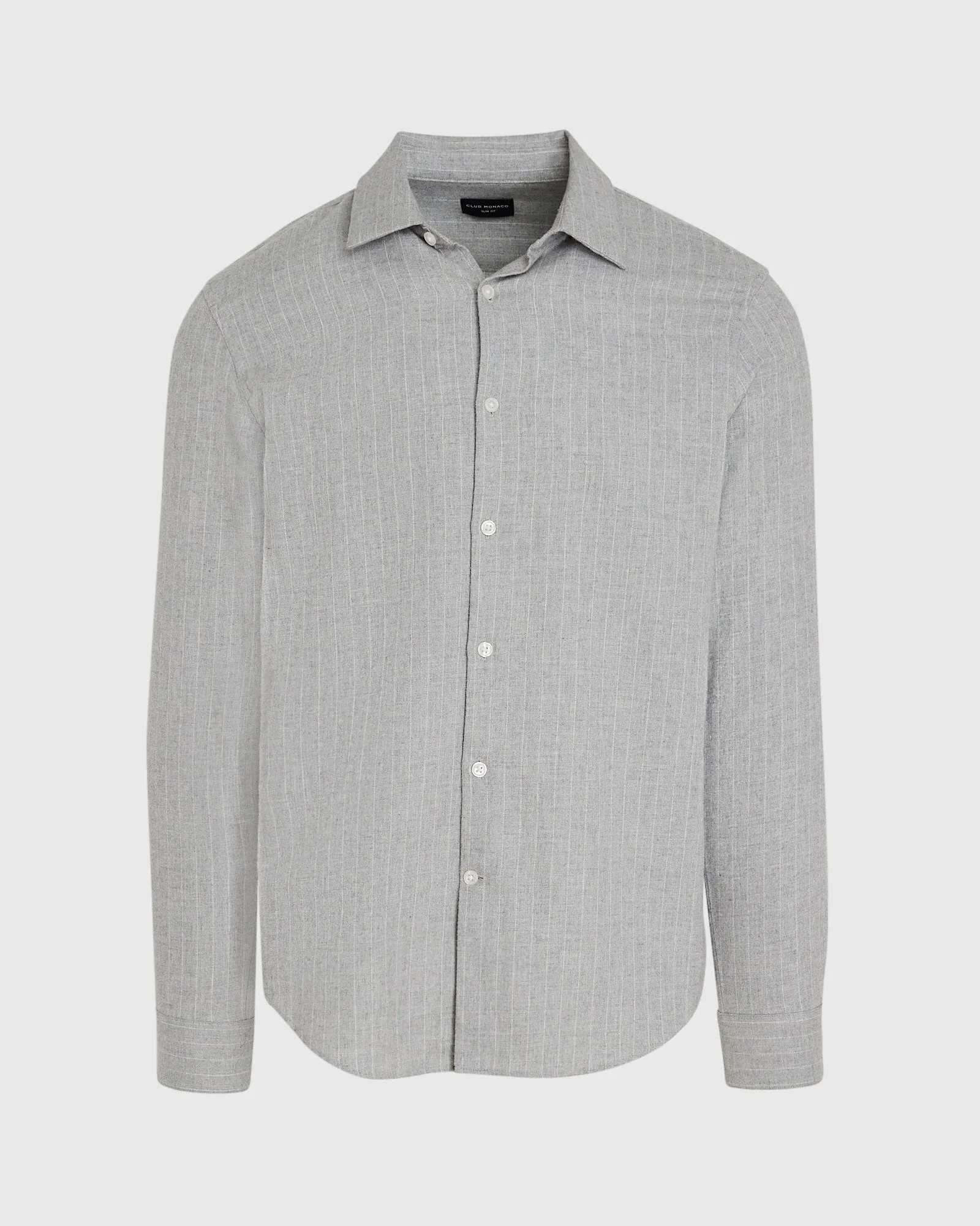 Refined Pinstripe Twill Shirt