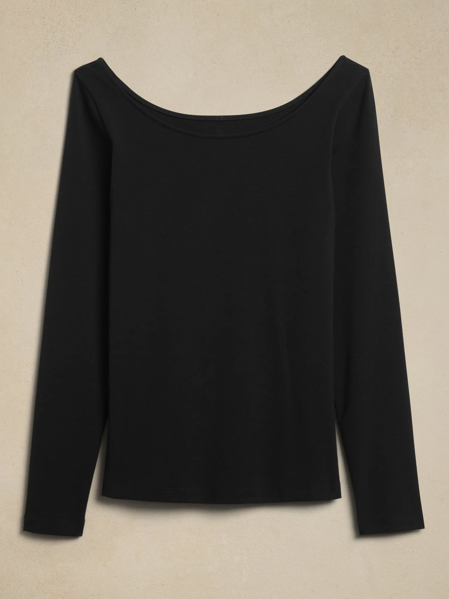 Refined Scoop-Neck T-Shirt