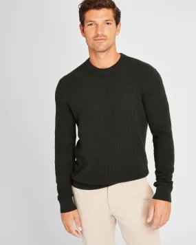 Refined Textured Wool Sweater