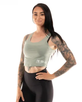 Refined - Women's Crop Top - Sage