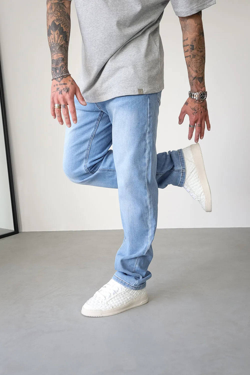 Regular Fit Jeans - Light Blue