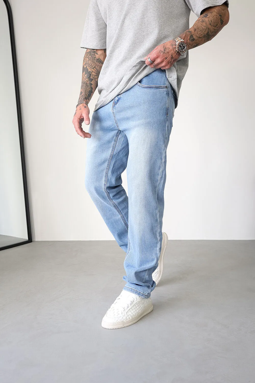 Regular Fit Jeans - Light Blue