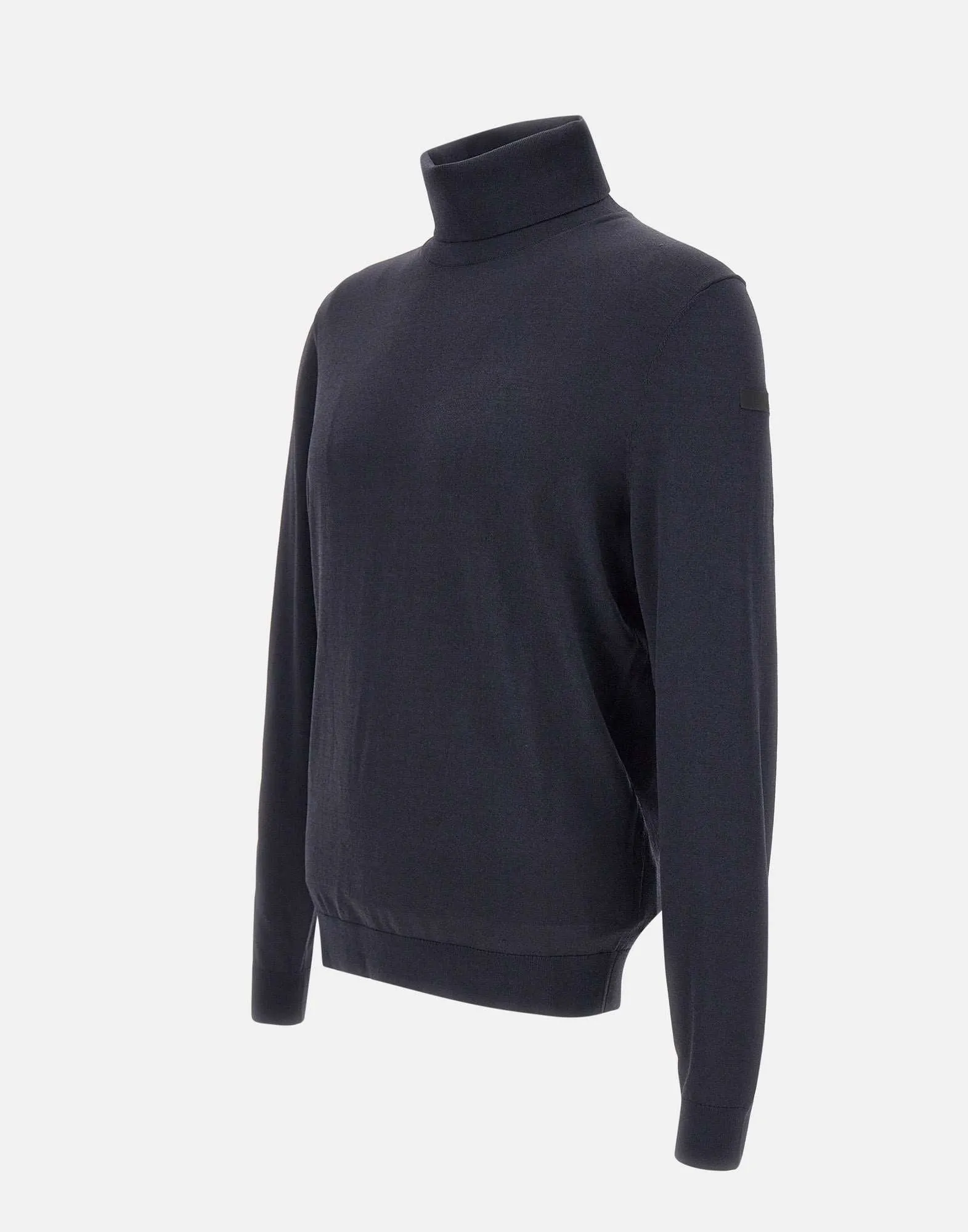 Soft Lightweight Blue Turtleneck Sweater