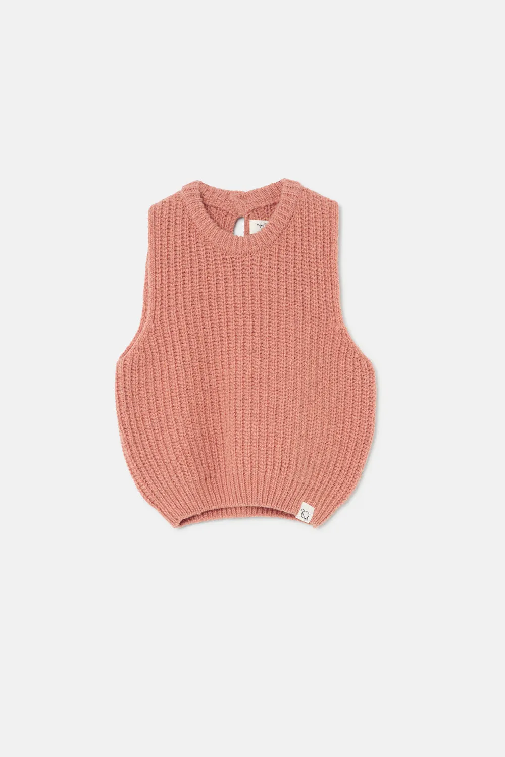 Soft tricot baby vest