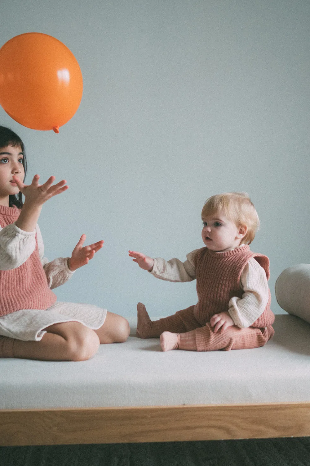 Soft tricot baby vest