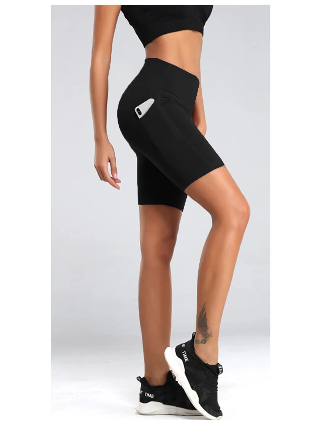 Sport Shorts Elastic Quick-Drying Fitness Yoga Pants