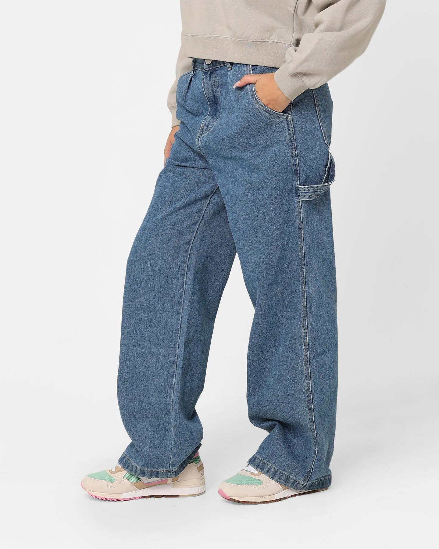 Stussy Women's Nevada Denim Pants Indigo Denim