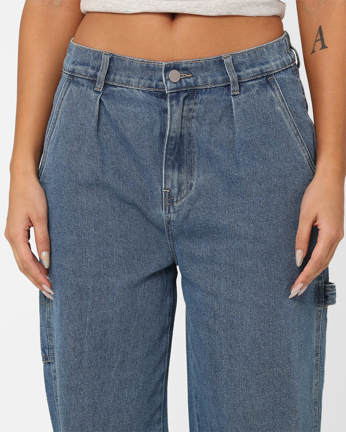 Stussy Women's Nevada Denim Pants Indigo Denim