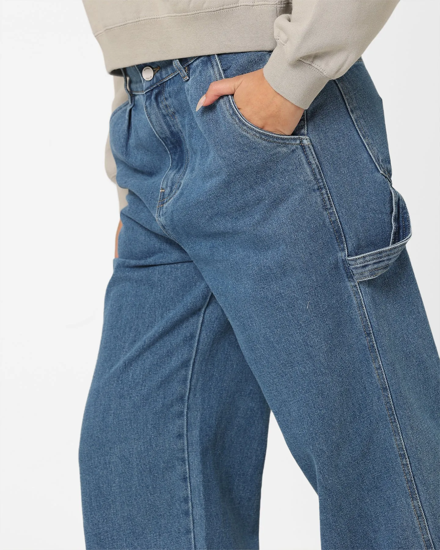 Stussy Women's Nevada Denim Pants Indigo Denim