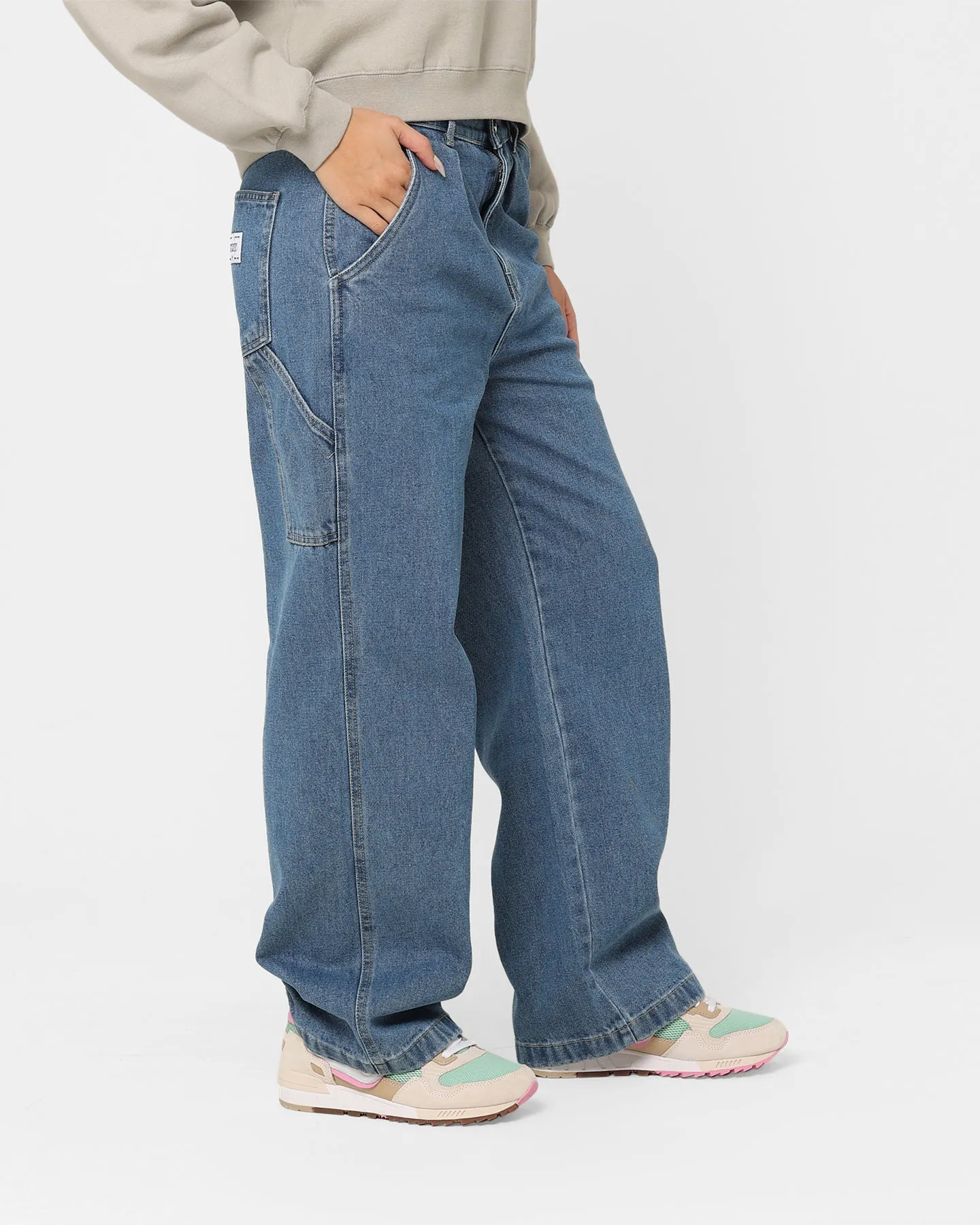 Stussy Women's Nevada Denim Pants Indigo Denim