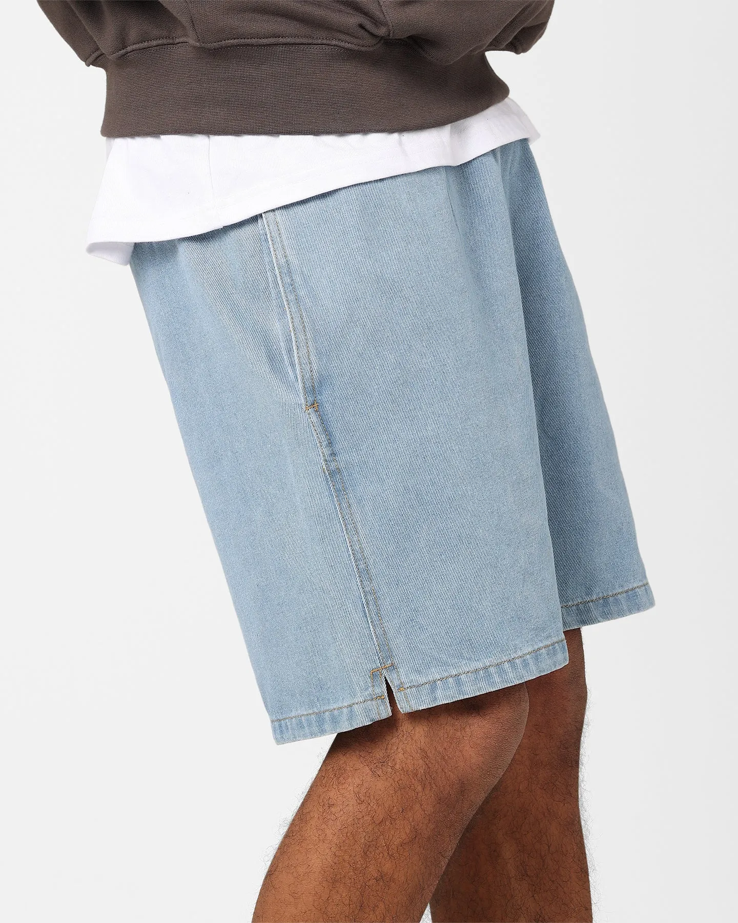 Stussy Workgear Denim Short Mid Blue