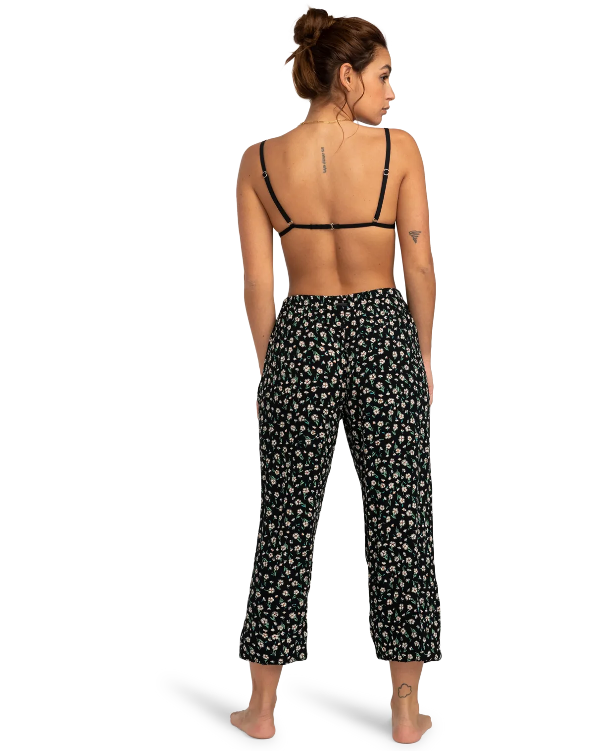 Sweet Surf Trousers in Off Black