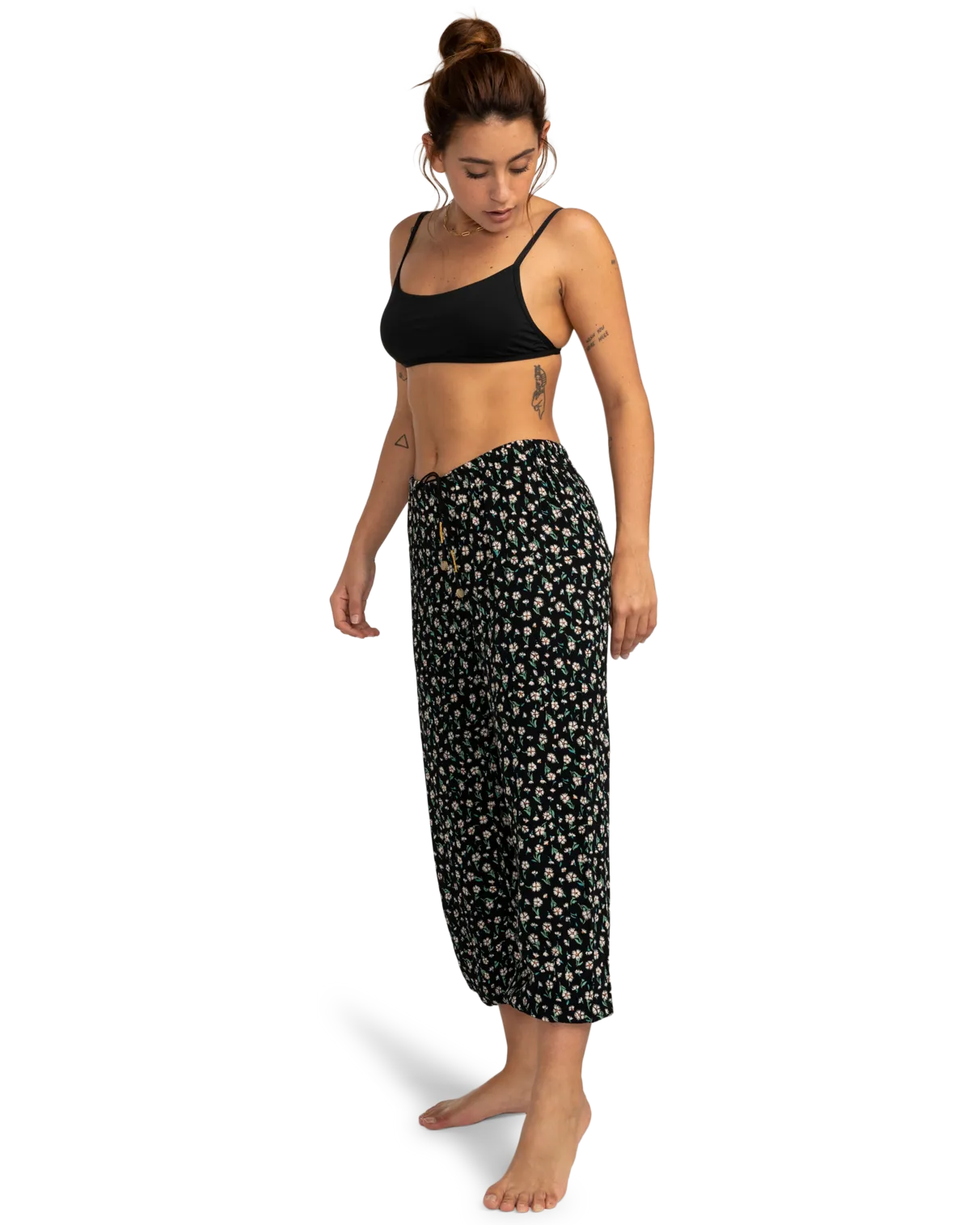 Sweet Surf Trousers in Off Black