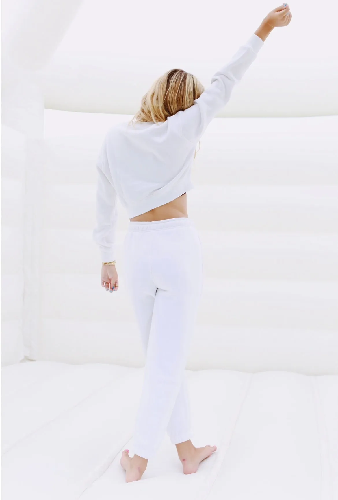 The Billow Sweatpants - White