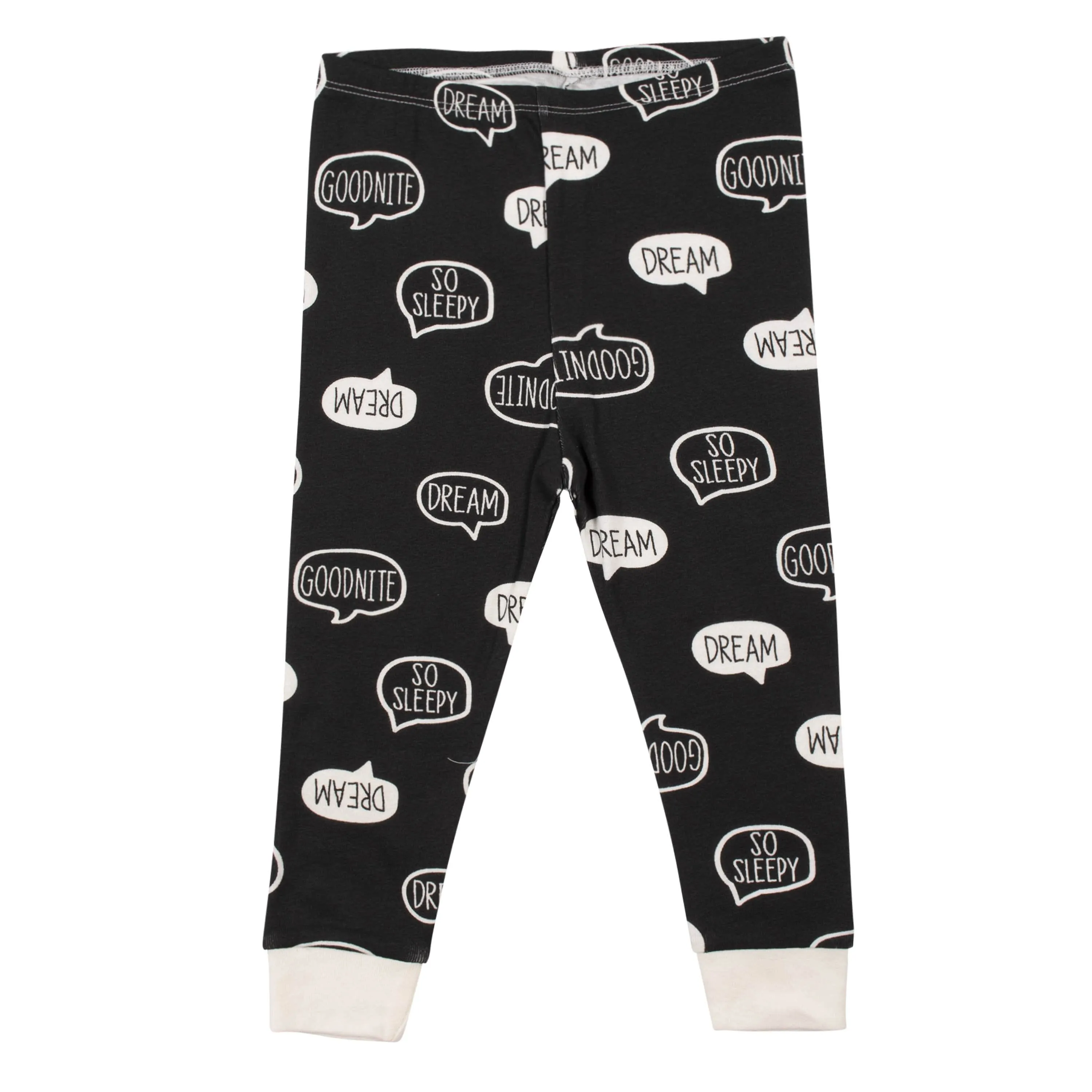 Toddler Boys' 4-Piece Organic Snug Fit "Sleepy" Pajamas