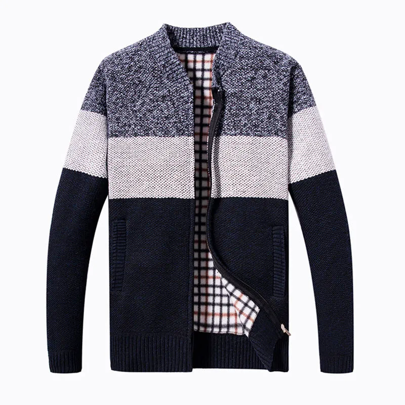 Tops Stylish Cardigan Knitted Jacket Sweater No Collar Outerwear