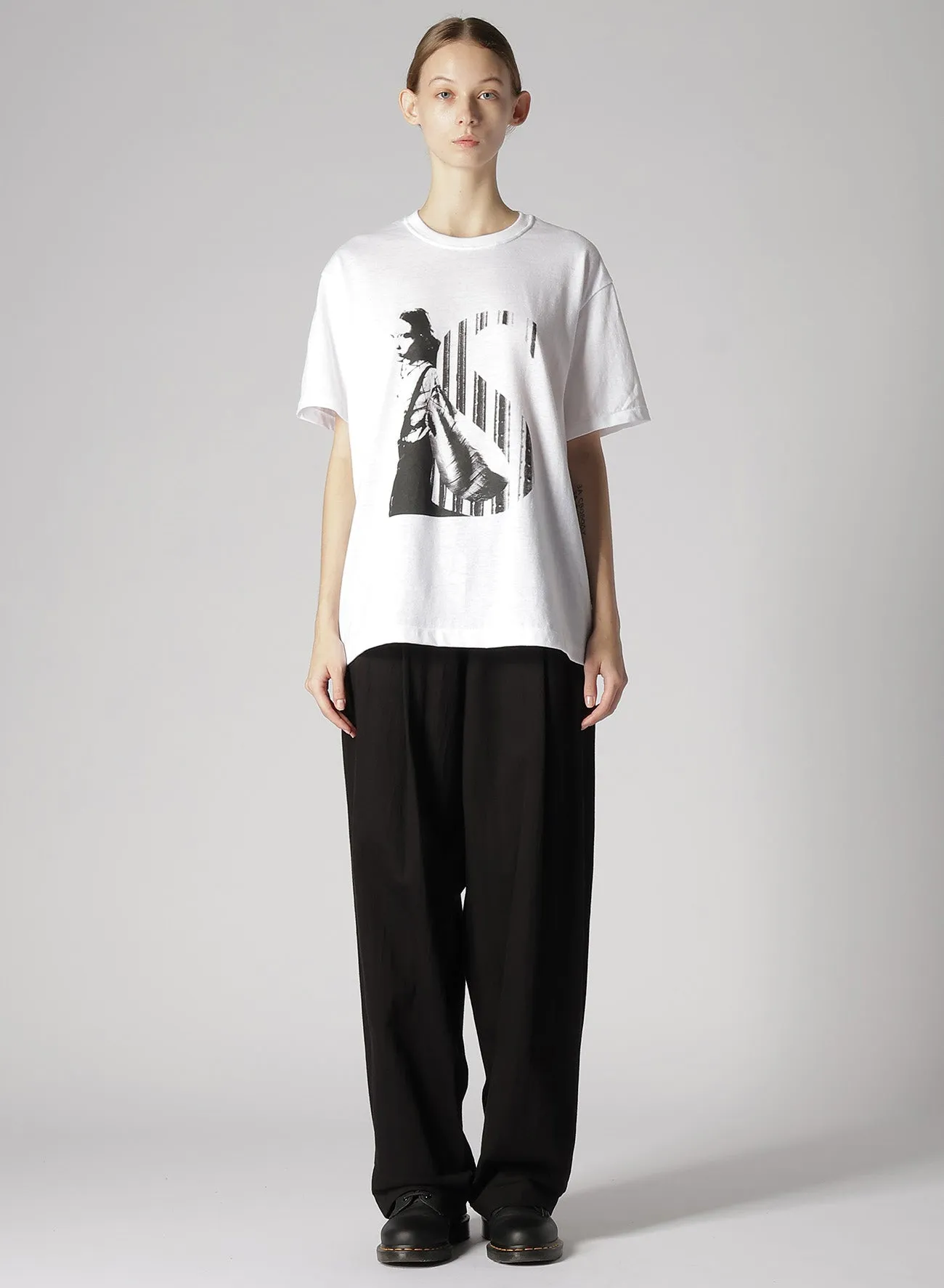 [Y's x MAX VADUKUL]PICTURE PIGMENT SHORT SLEEVE T-SHIRTS